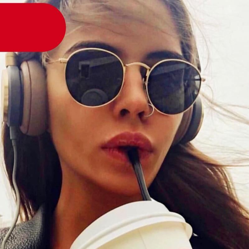 Round shape UV protected sunglasses by Stevvex, lightweight fashion eyewear for men and women, ideal for driving, sports, and outdoor activities.