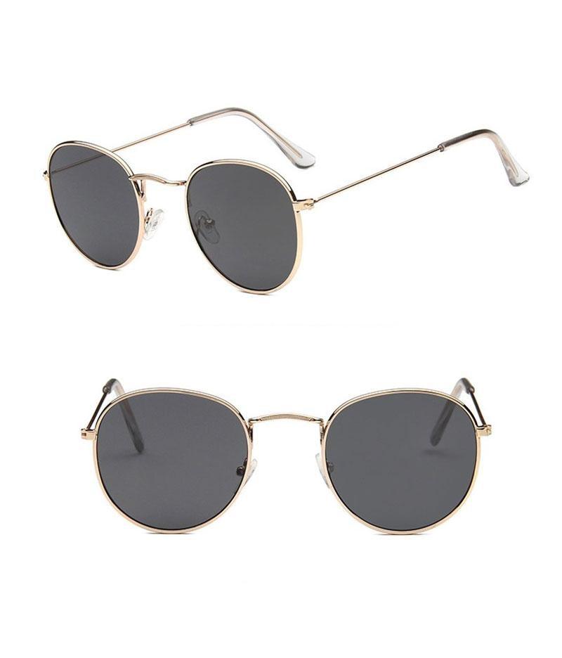Round shape UV protected sunglasses by Stevvex with simple fashion design, lightweight frames, suitable for driving, fishing, and sports.