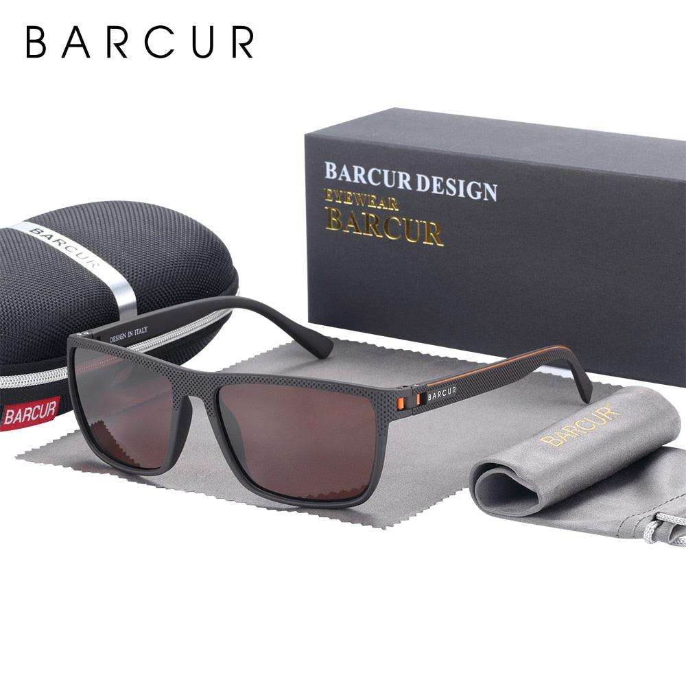 Men's Polarized Sport Sunglasses – UV400 Lightweight Rectangle