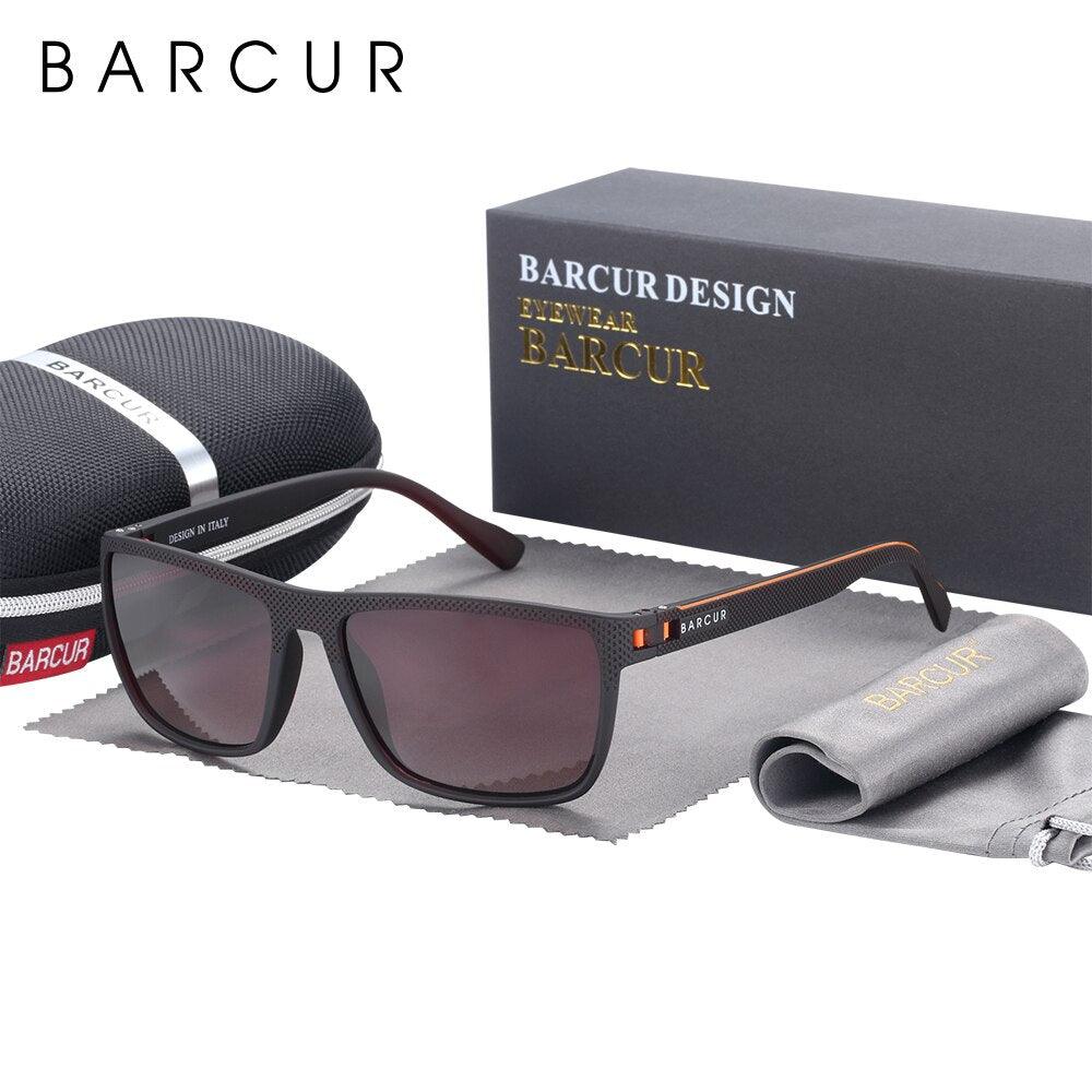 Men's Polarized Sport Sunglasses – UV400 Lightweight Rectangle