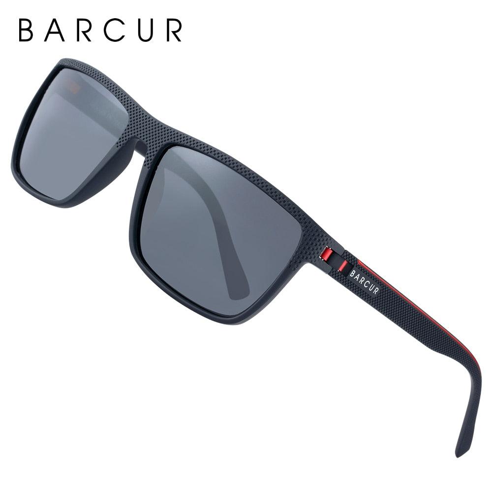Men's Polarized Sport Sunglasses – UV400 Lightweight Rectangle