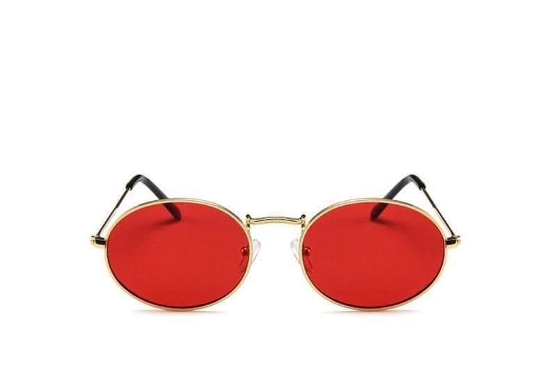 Vintage oval polarized sunglasses for women by Stevvex, stylish black circle-shaped glasses with anti-reflective lenses.