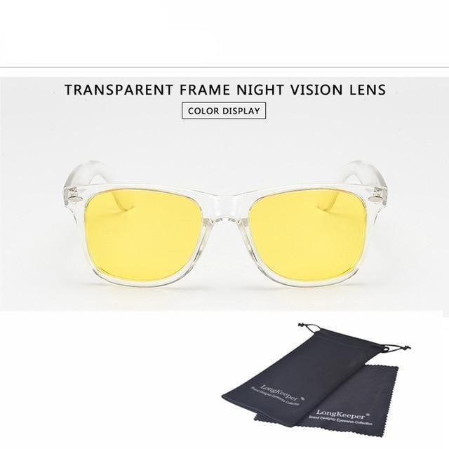 Stylish Stevvex polarized colorful sunglasses with transparent frame and reflective lenses for men and women.