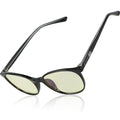 Taylor Kids blue light blocking glasses by Sleep ZM in black, featuring a stylish frame to protect children's eyes from screen glare.