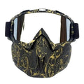Stevvex unisex windproof outdoor sunglasses with detachable mask, suitable for snowboarding, skiing, and winter outdoor activities.