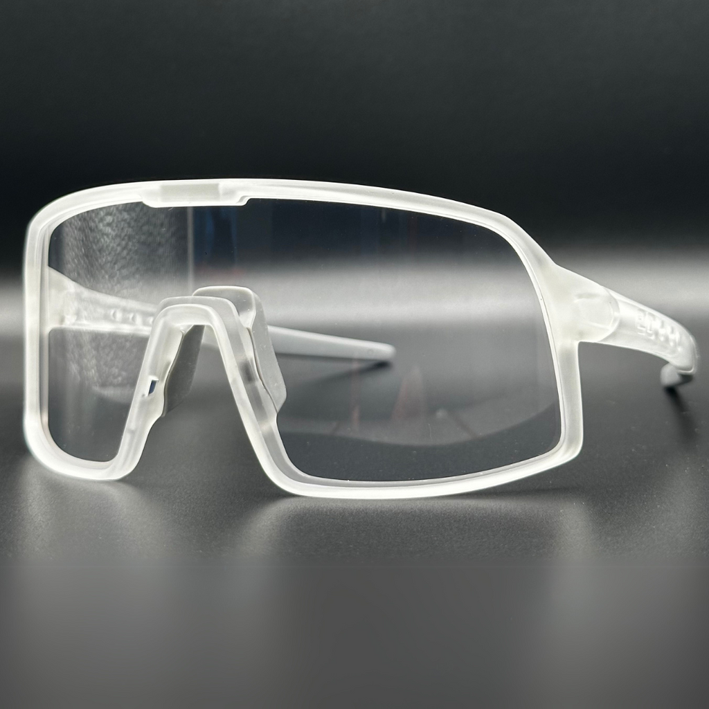 Eastern Outer Mojave sunglasses with photochromic lenses, shown from an angled vapor-style design view.