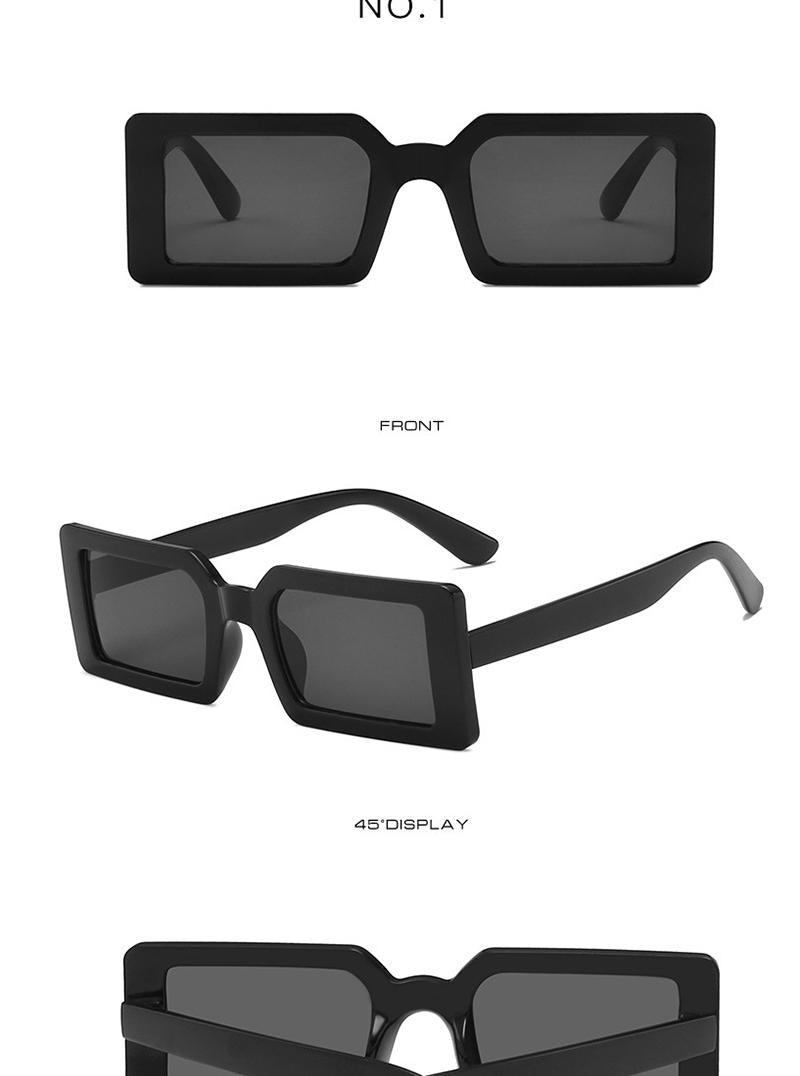 Stevvex Small Retro Rectangle Sunglasses – UV400 Mirror