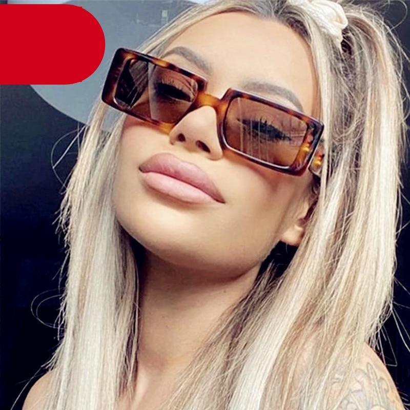 Stevvex Small Retro Rectangle Sunglasses – UV400 Mirror