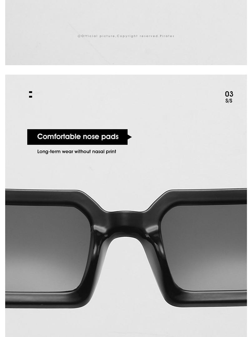 Stevvex Small Retro Rectangle Sunglasses – UV400 Mirror