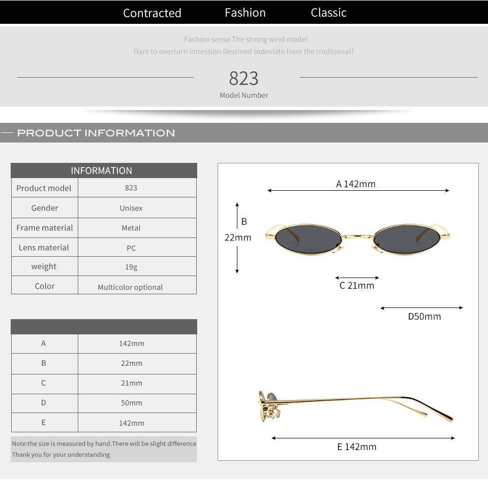 Stevvex Vintage Oval Mirror Sunglasses – Metal Frame UV400