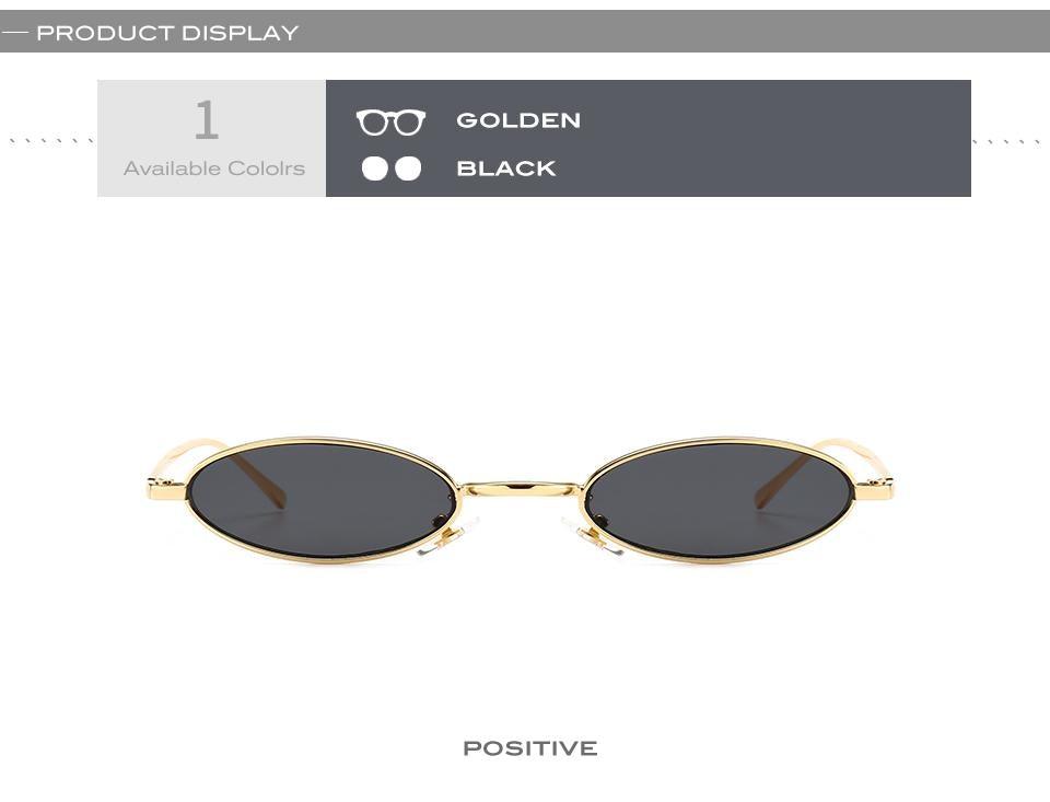 Stevvex Vintage Oval Mirror Sunglasses – Metal Frame UV400