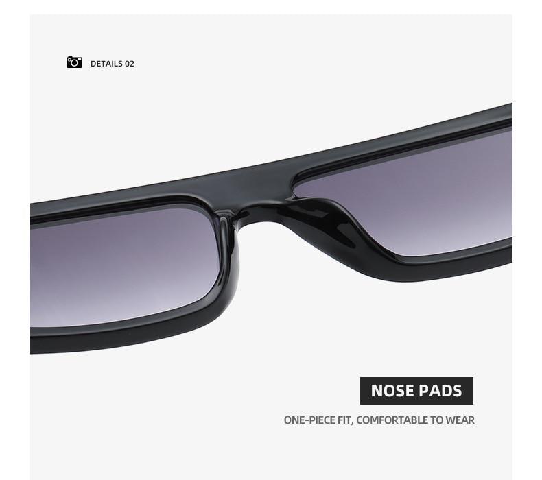 Stevvex Vintage Rectangle Polarized Sunglasses – UV400 Unisex