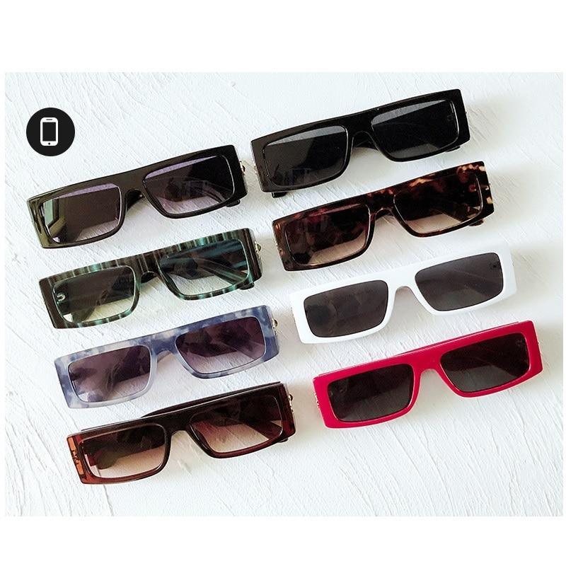 Stevvex Vintage Rectangle Polarized Sunglasses – UV400 Unisex