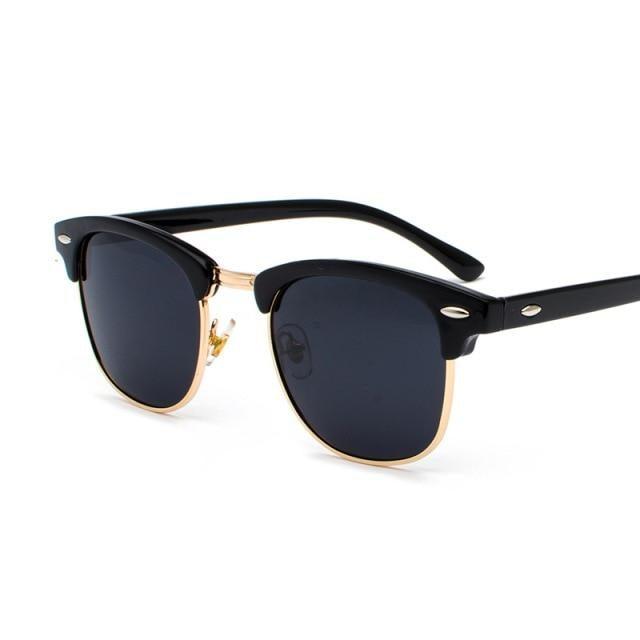 Vintage Stevvex polarized sunglasses with retro square design, suitable for men and women, stylish eyewear for sunny days.