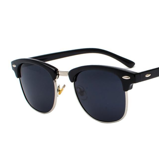 Vintage Stevvex polarized sunglasses with square retro design for men and women, stylish luxury eyewear for sun protection.