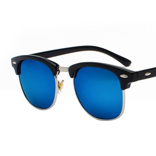 Vintage retro polarized sunglasses by Stevvex featuring square frames for men and women, stylish sun glasses for sunny days.