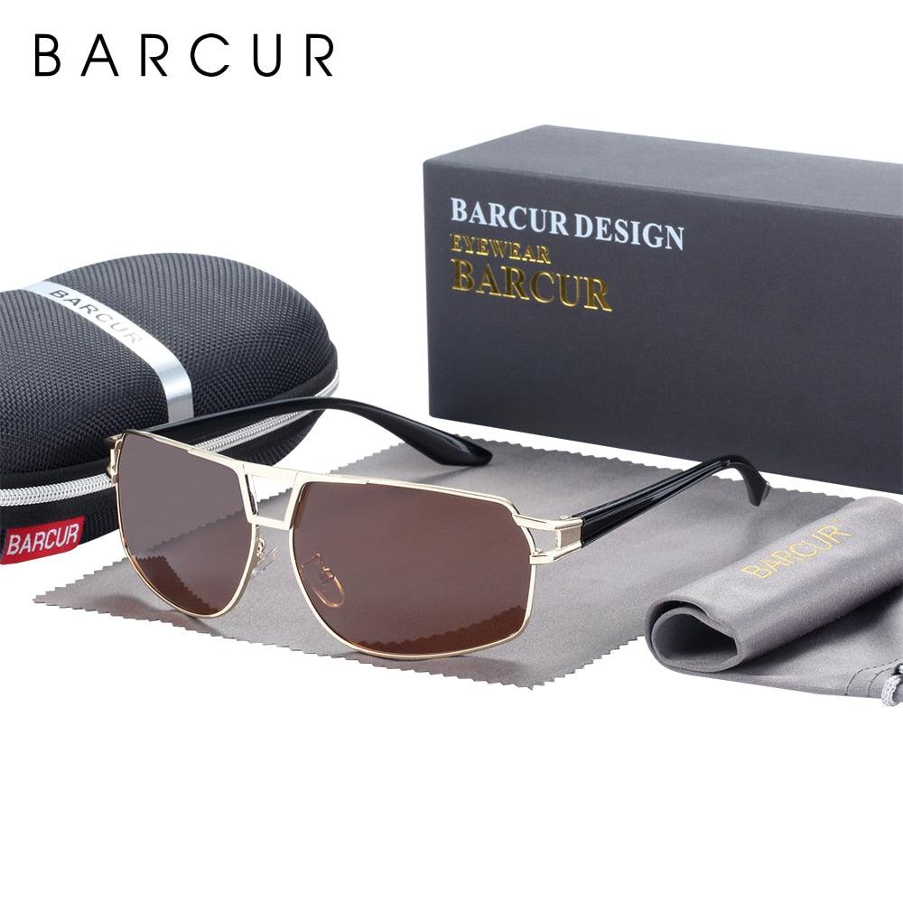 Polarized Square Sunglasses – UV400 Metal Frame Unisex