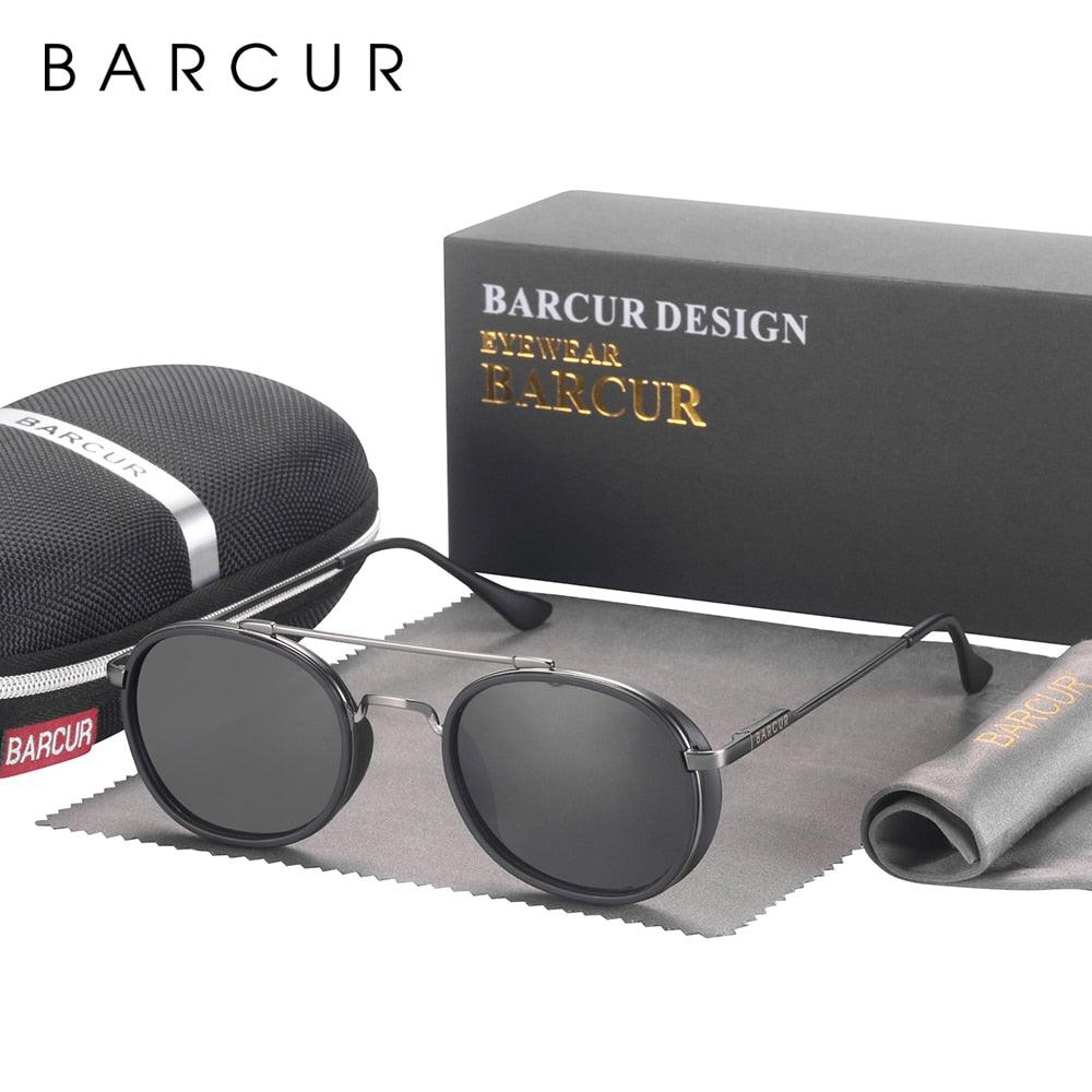 Retro Round Polarized Sunglasses – UV400 Vintage Style Unisex