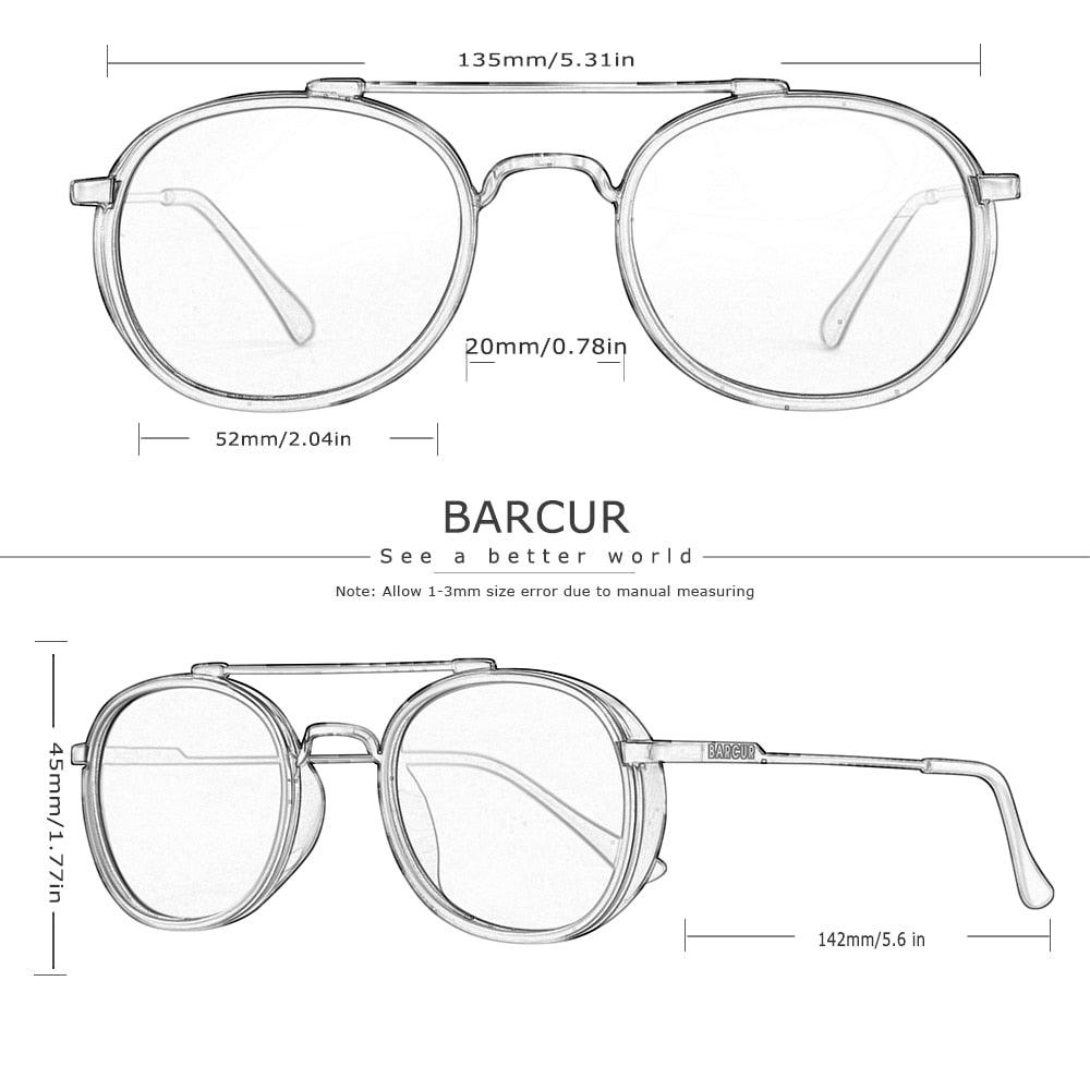 Retro Round Polarized Sunglasses – UV400 Vintage Style Unisex