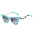 Stevvex women's vintage retro cat eye sunglasses with square frames, stylish and trendy for a fashionable street style look.