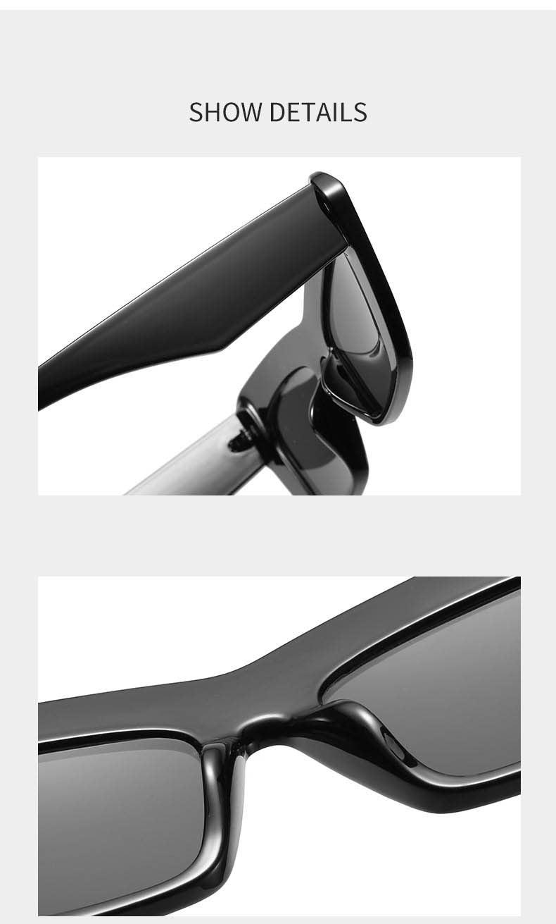 Stevvex Vintage Oversized Square Cat Eye Sunglasses – UV400 Polarized