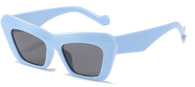 Stevvex Vintage Oversized Square Cat Eye Sunglasses – UV400 Polarized