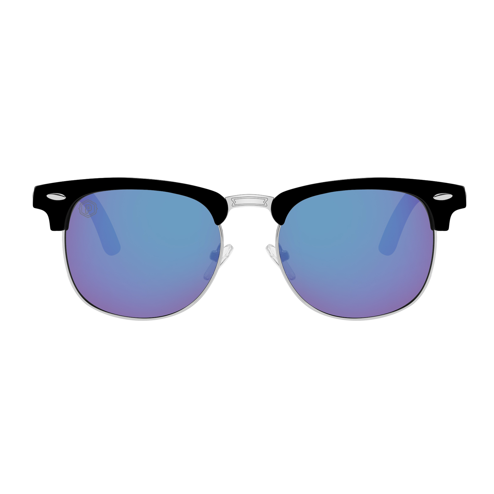 Violet Apaches handmade recycled wooden sunglasses by Papago with violet-tinted lenses and sleek frame design.