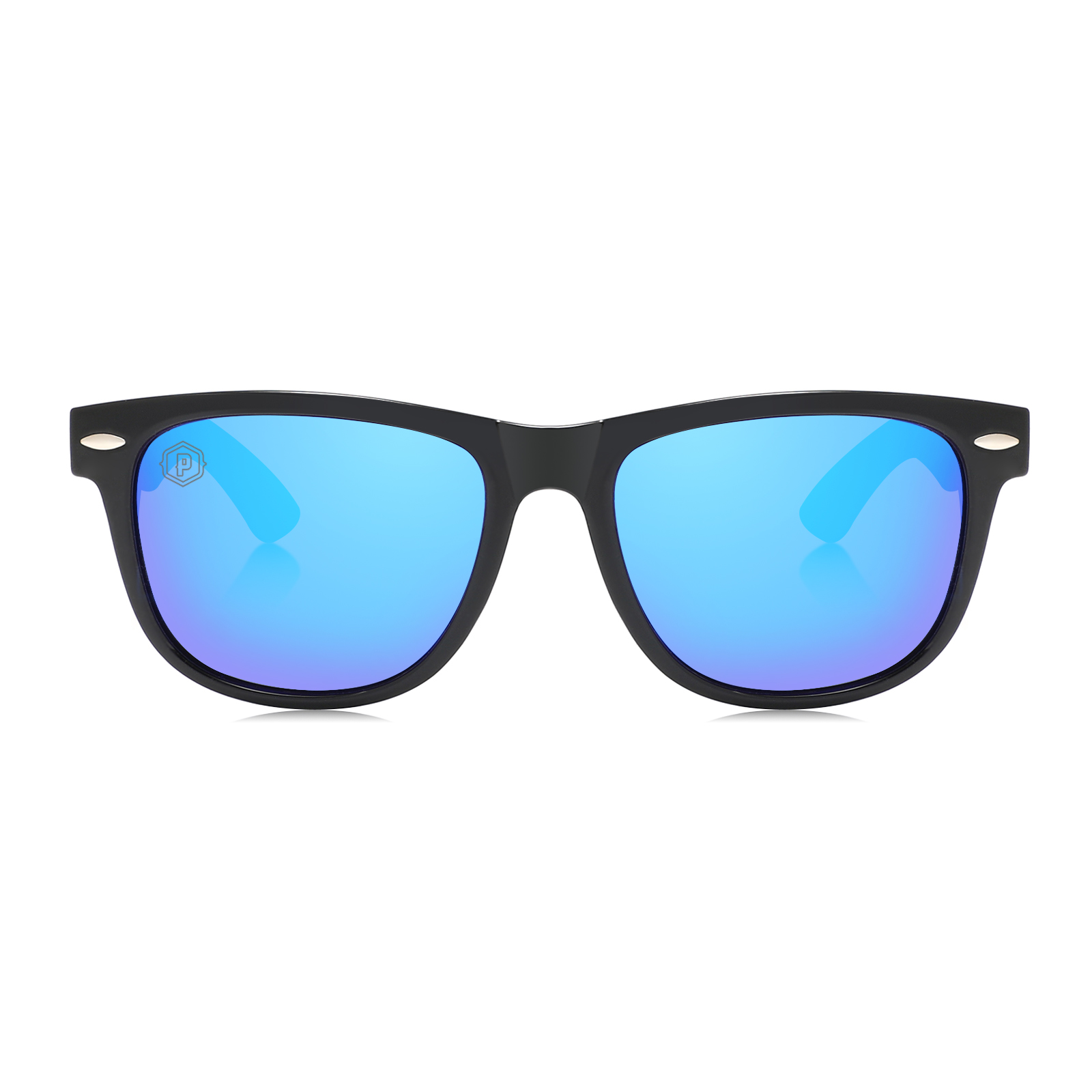 Violet Magnolias handmade recycled wooden sunglasses by Papago featuring violet-tinted lenses and natural wooden frame.