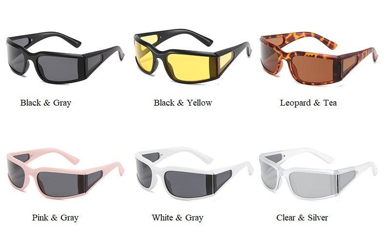 Stevvex Women’s UV400 Gradient Sport Wrap Sunglasses