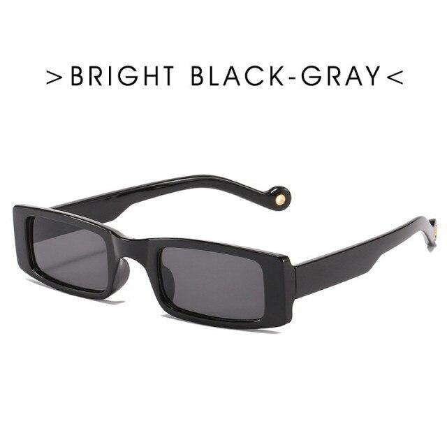 Stevvex Small Luxury Rectangle Sunglasses – UV400 Women