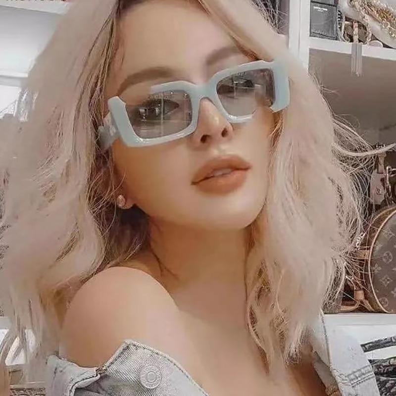 Stevvex Trendy Vintage Rectangle Polarized Sunglasses – UV400