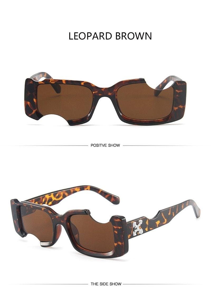 Stevvex Trendy Vintage Rectangle Polarized Sunglasses – UV400
