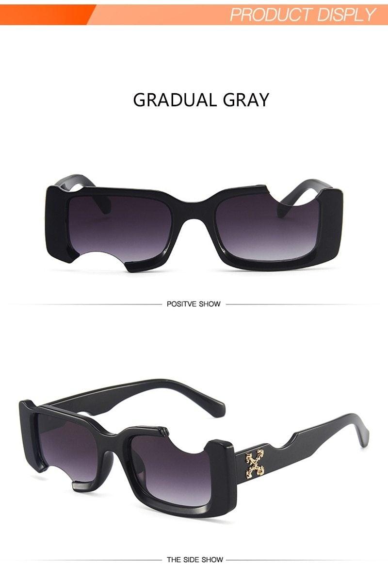 Stevvex Trendy Vintage Rectangle Polarized Sunglasses – UV400