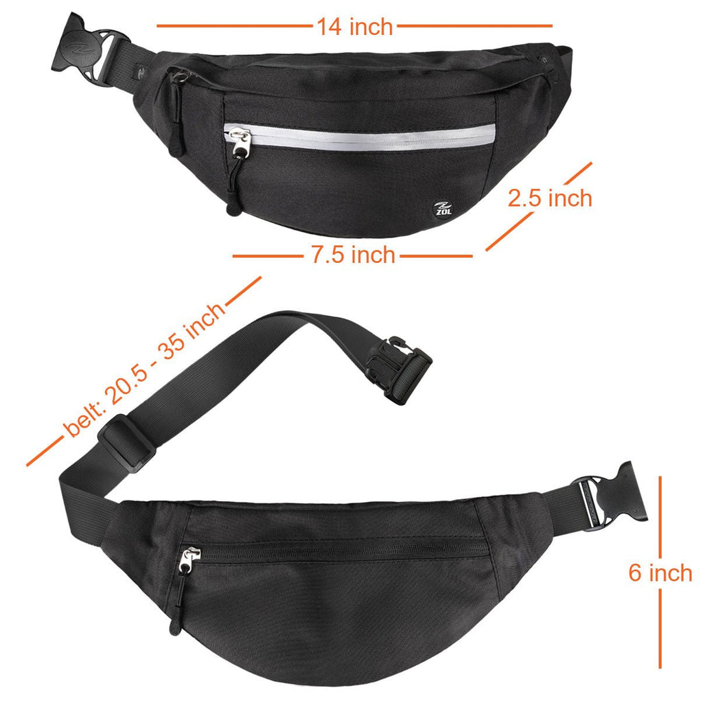 Zol Moda Waist Bag – Stylish Fanny Pack for Sunglass Storage