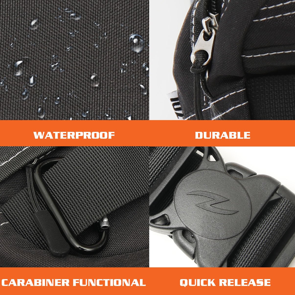 Zol Tactical Waist Bag – Multi-Pocket Fanny Pack for Sunglass Storage
